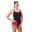 Maillot de bain de natation une pièce femme Kamiye+ noir rose