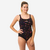 Maillot de bain de natation une pièce femme résistant au chlore Kamiye imo noir
