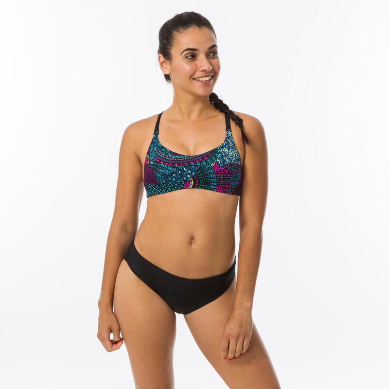 Top Bikini Natación Riana Eve Nero Mujer Negro
