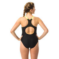 Women's One-Piece Swimsuit Kamyleon - black yellow