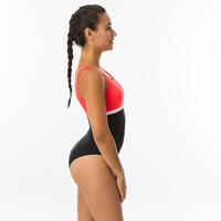 Women's 1-piece Swimsuit Heva li Black Coral