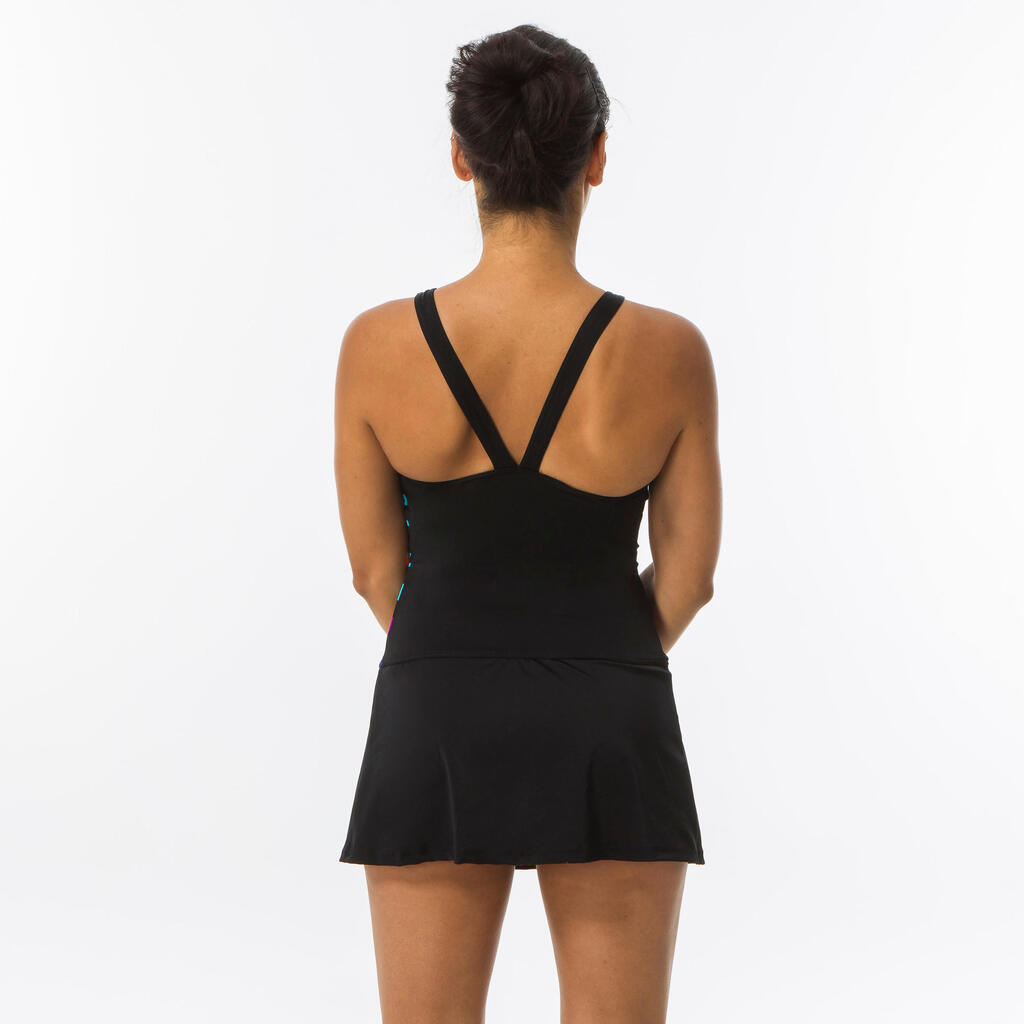 Badeanzug Vega Skirt Typ Damen schwarz