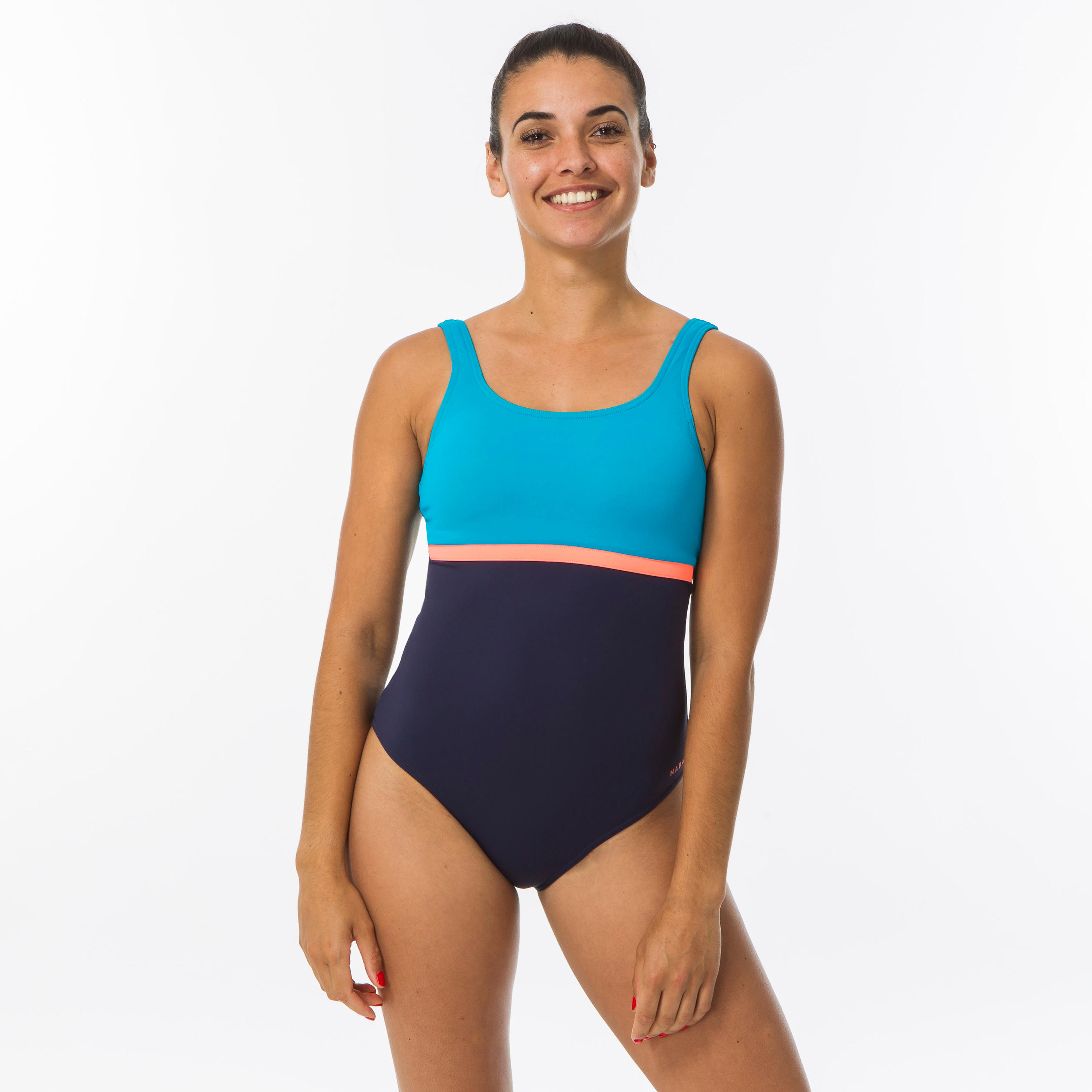 NABAIJI Women's Swimming 1-piece Shorty Swimsuit Heva Li - Navy Blue