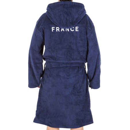 MEN'S WATER POLO THICK COTTON POOL BATHROBE - OFFICIAL FRANCE