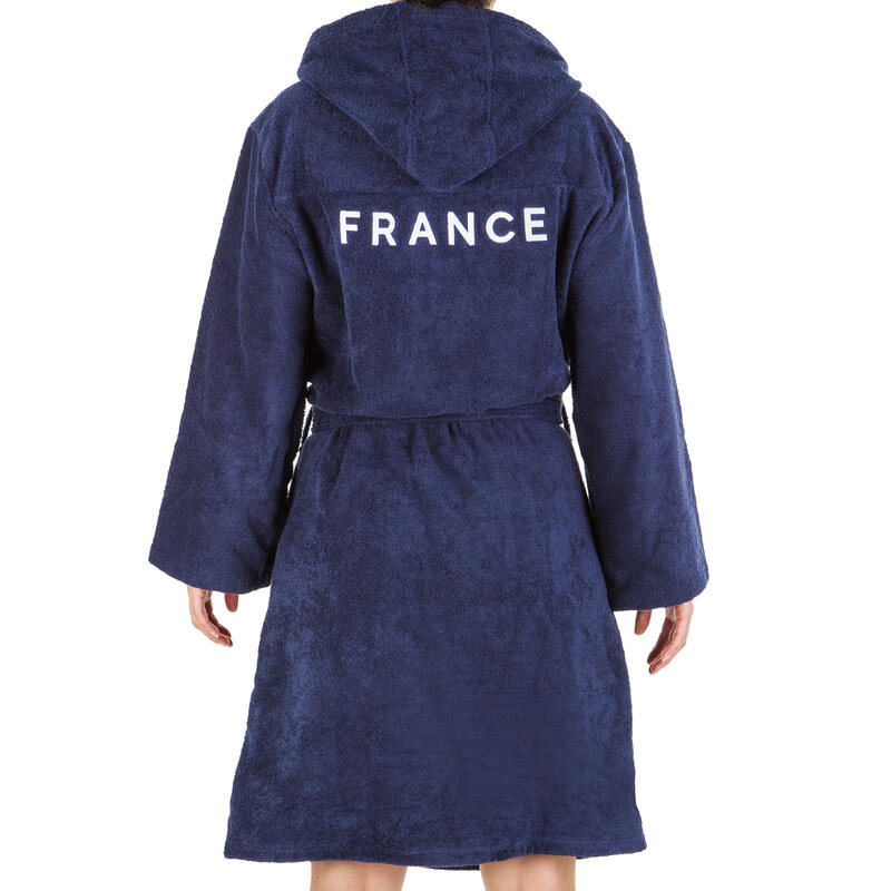 WOMEN'S WATER POLO THICK COTTON POOL BATHROBE OFFICIAL FRANCE Decathlon