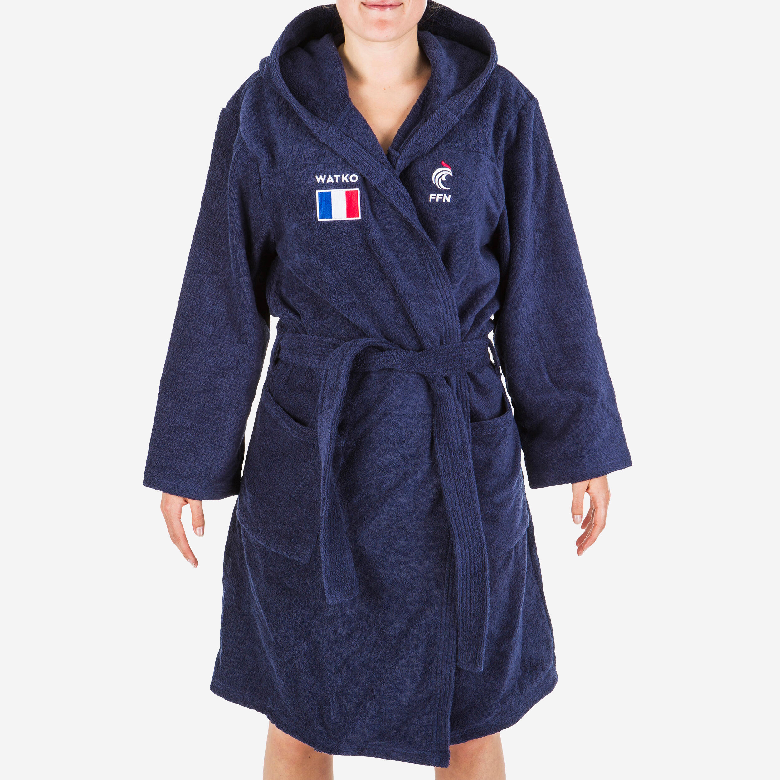 WOMEN'S BATHROBE WATER POLO THICK COTTON OFFICIAL FRANCE