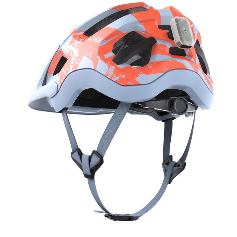 登山車安全帽ST 500 - 藍色／紅色