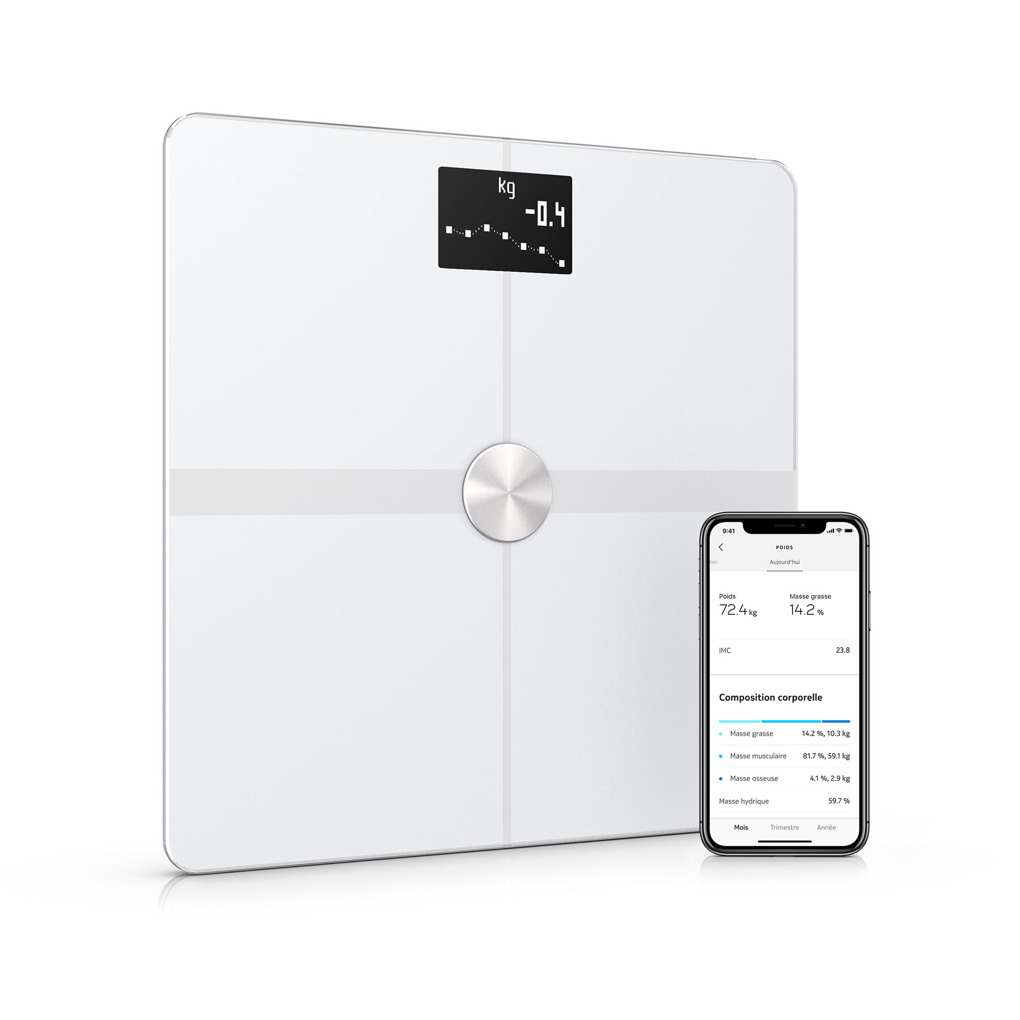 WITHINGS Body+ connected scales white