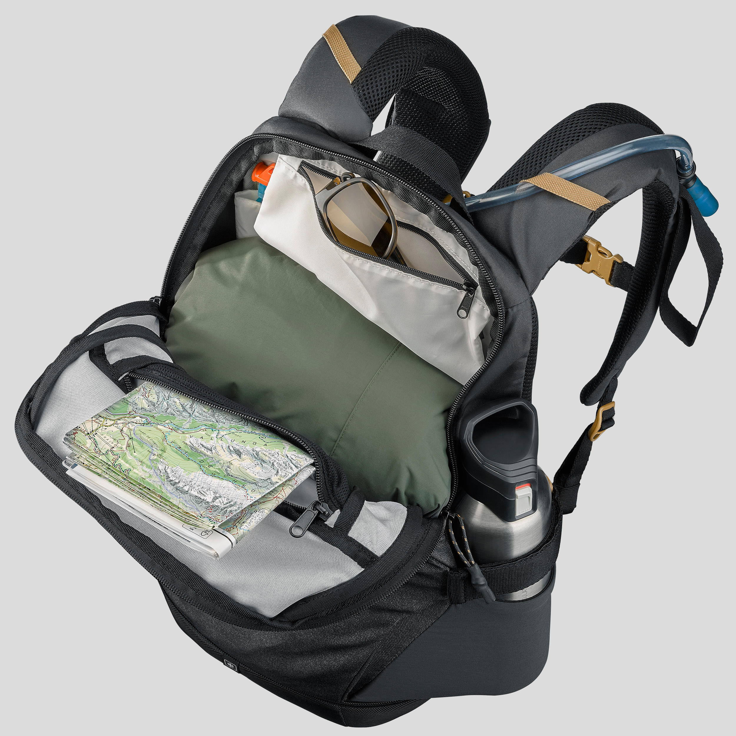 20 L Cooler Backpack - NH 550 Black - QUECHUA