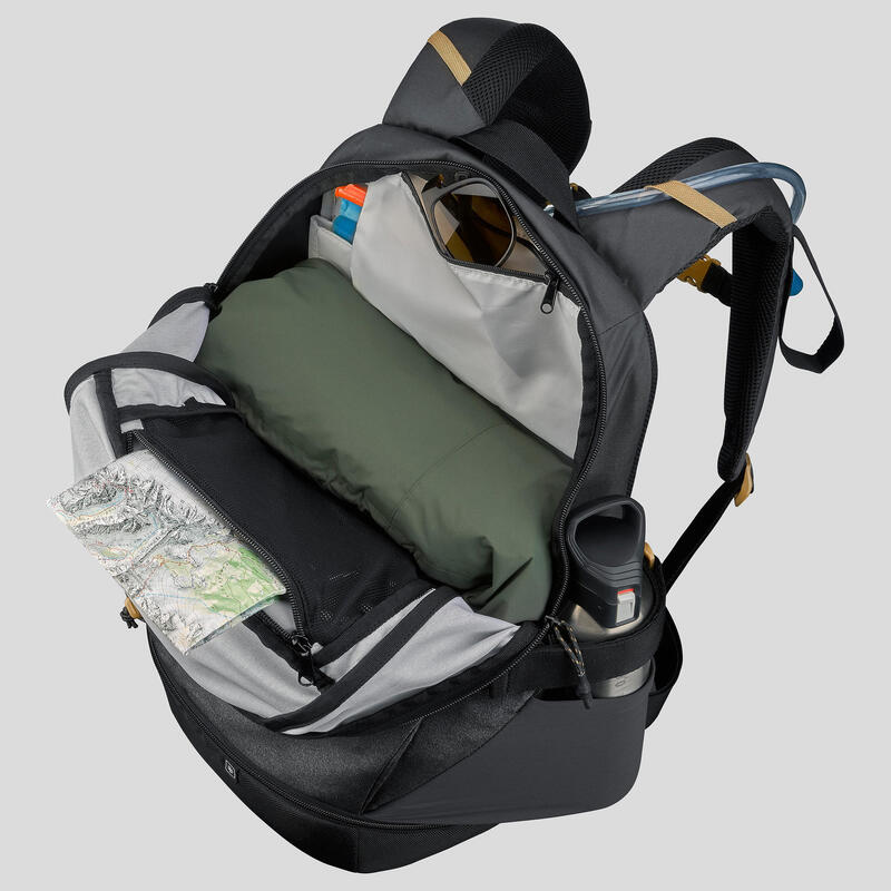 Decathlon Quechua NH500 Adult Hiking 30L Backpack, Unisex, Black 