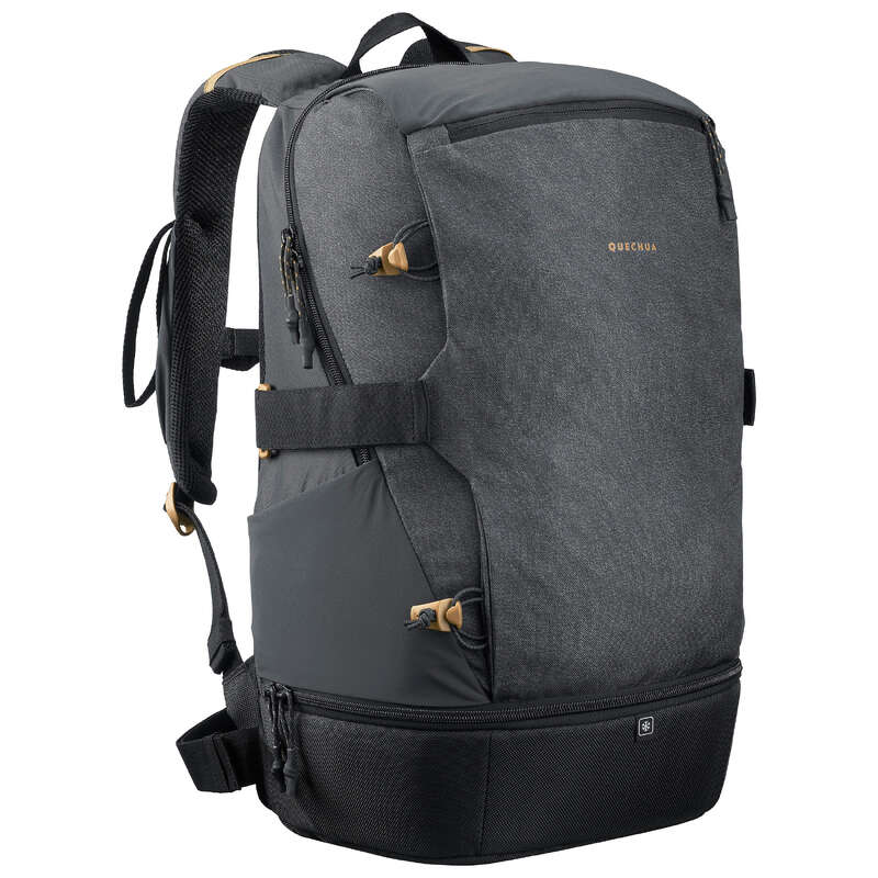 QUECHUA ESCAPE SIRT ÇANTASI 30L - KOYU GRİ