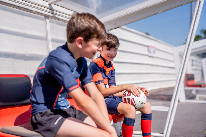 Ochraniacz torsu do rugby dla dzieci Offload R100