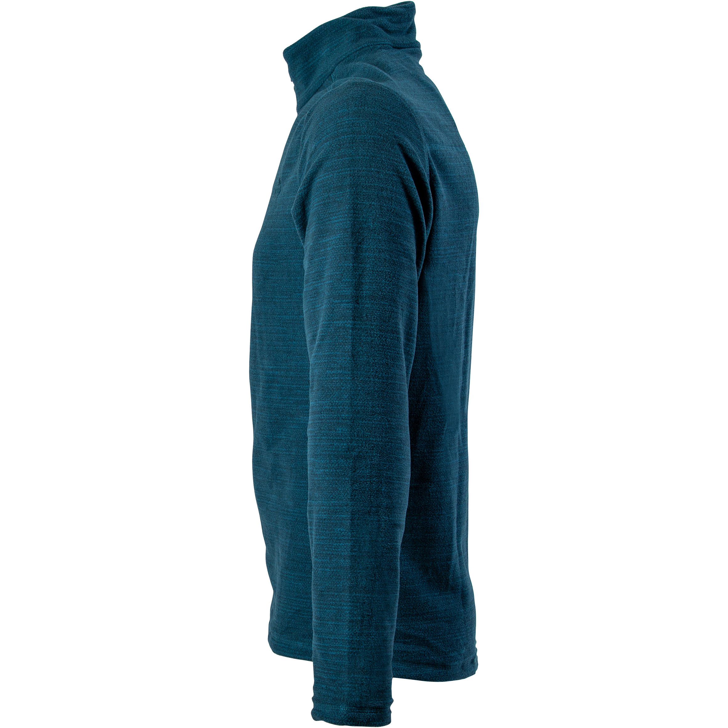 Men's Mountain Walking Fleece MH100 - Mottled Blue 7/8