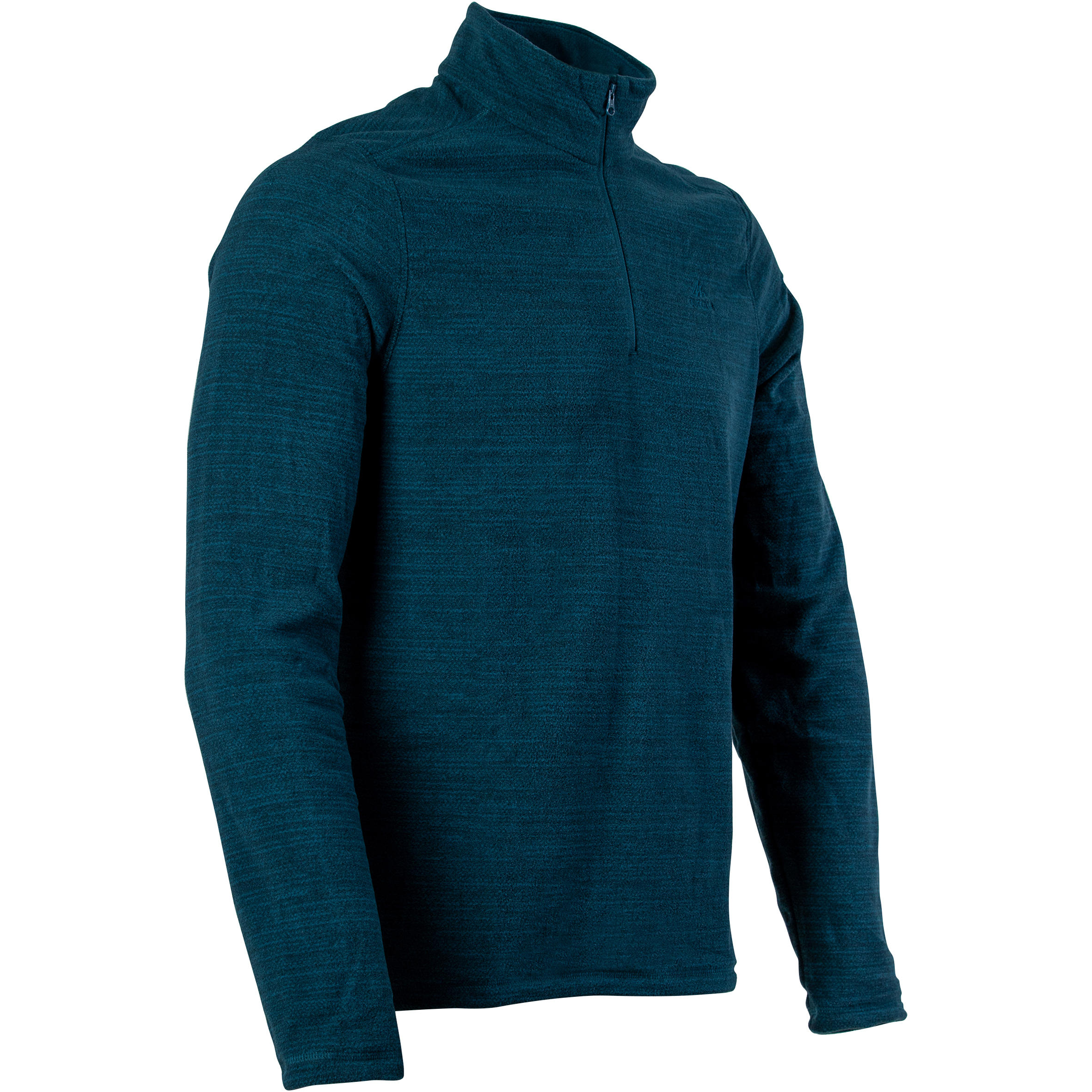 Men's Mountain Walking Fleece MH100 - Mottled Blue 4/8