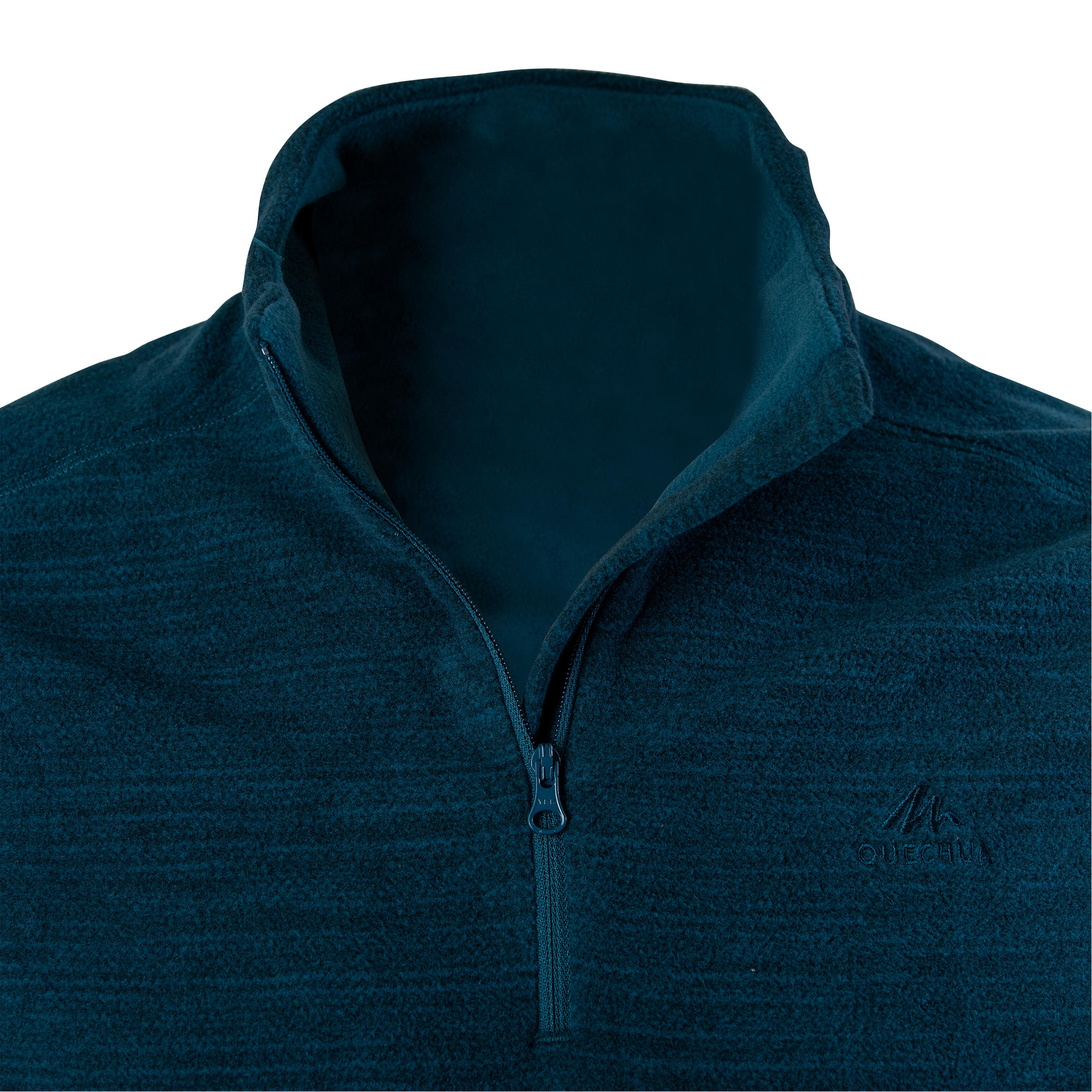 Men's Mountain Walking Fleece MH100 - Mottled Blue 2/8