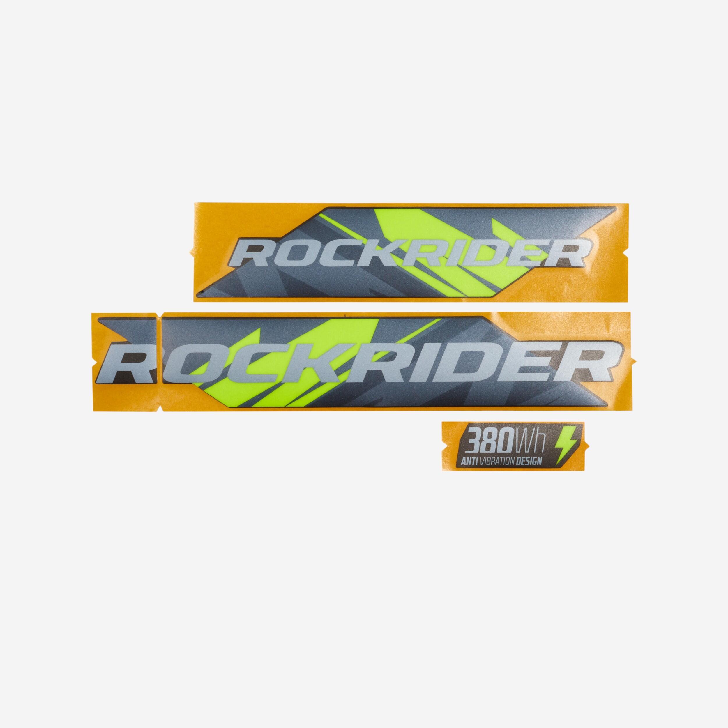 Kit Adesivi Rockrider – Decalcomanie In Vinile Per Bici MTB, Originali E Resistenti