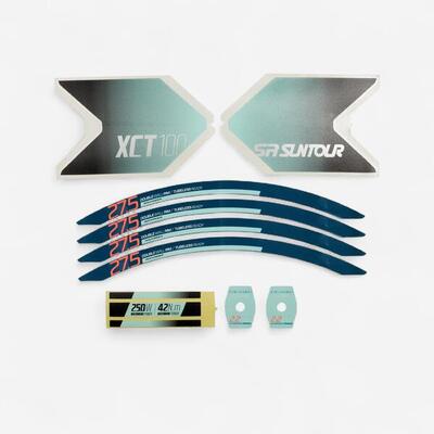 Aufkleber Set E-ST 100 weiss