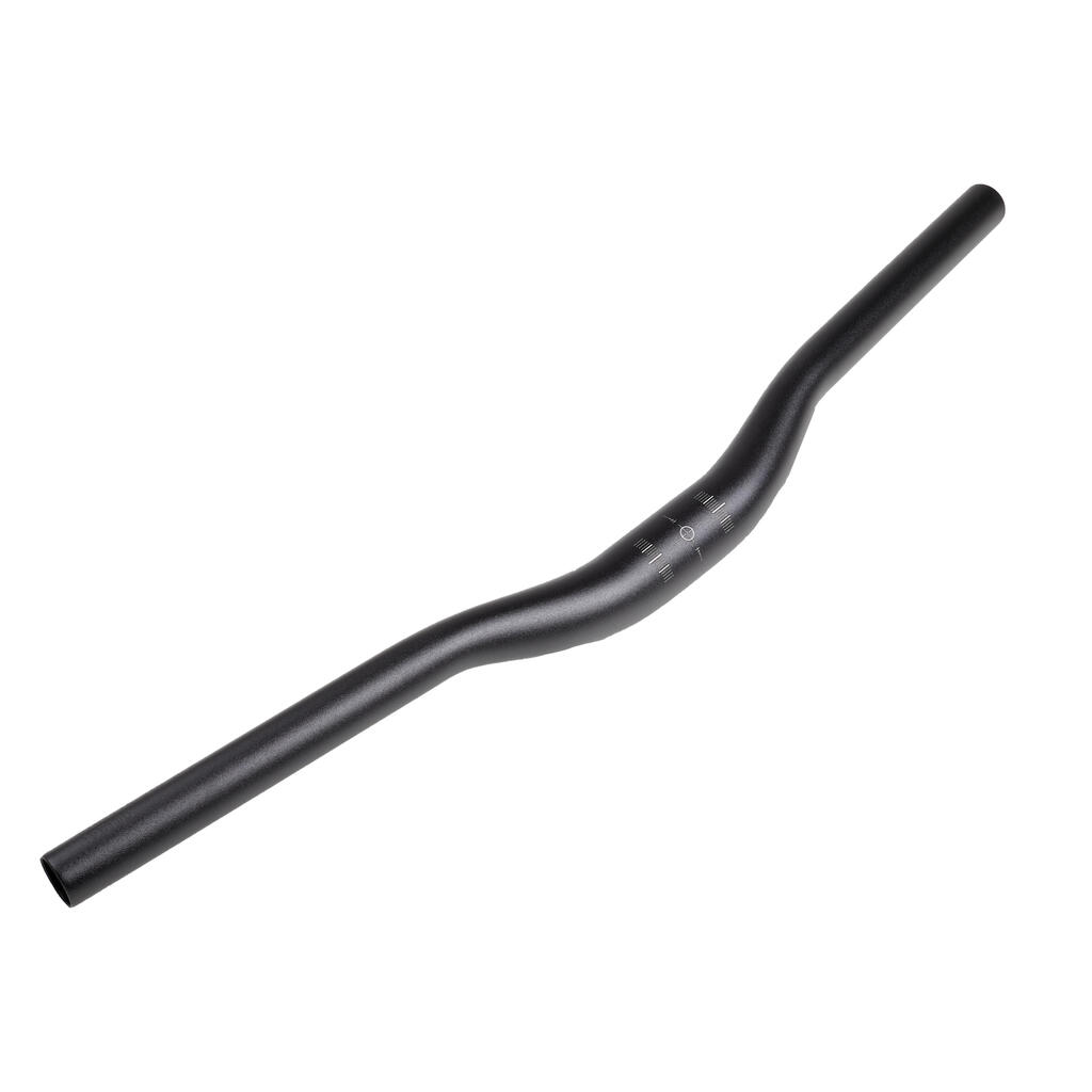 31.8 mm x 540 mm Mountain Bike Riser Handlebar - Black