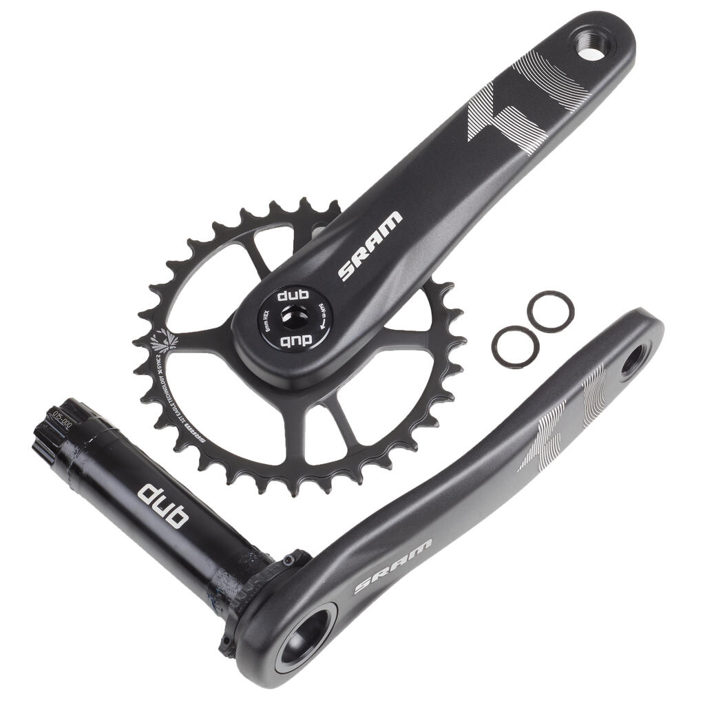 Kalnų dviračio žvaigždės blokas SRAM X1, 32 d., 170 mm, DUB