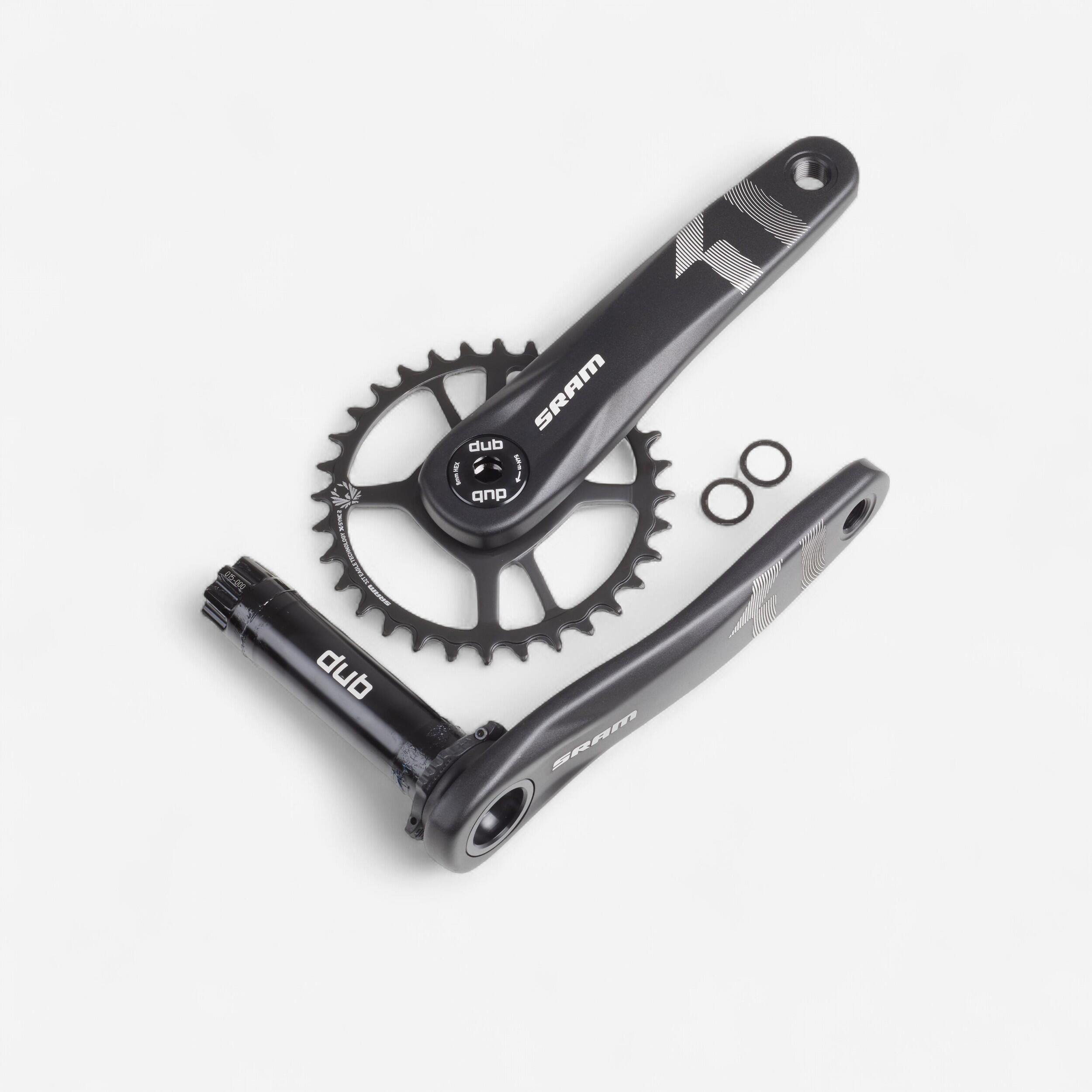 ROCKRIDER Kurbelgarnitur 1-fach SRAM X1 32 Zähne 170 mm DUB