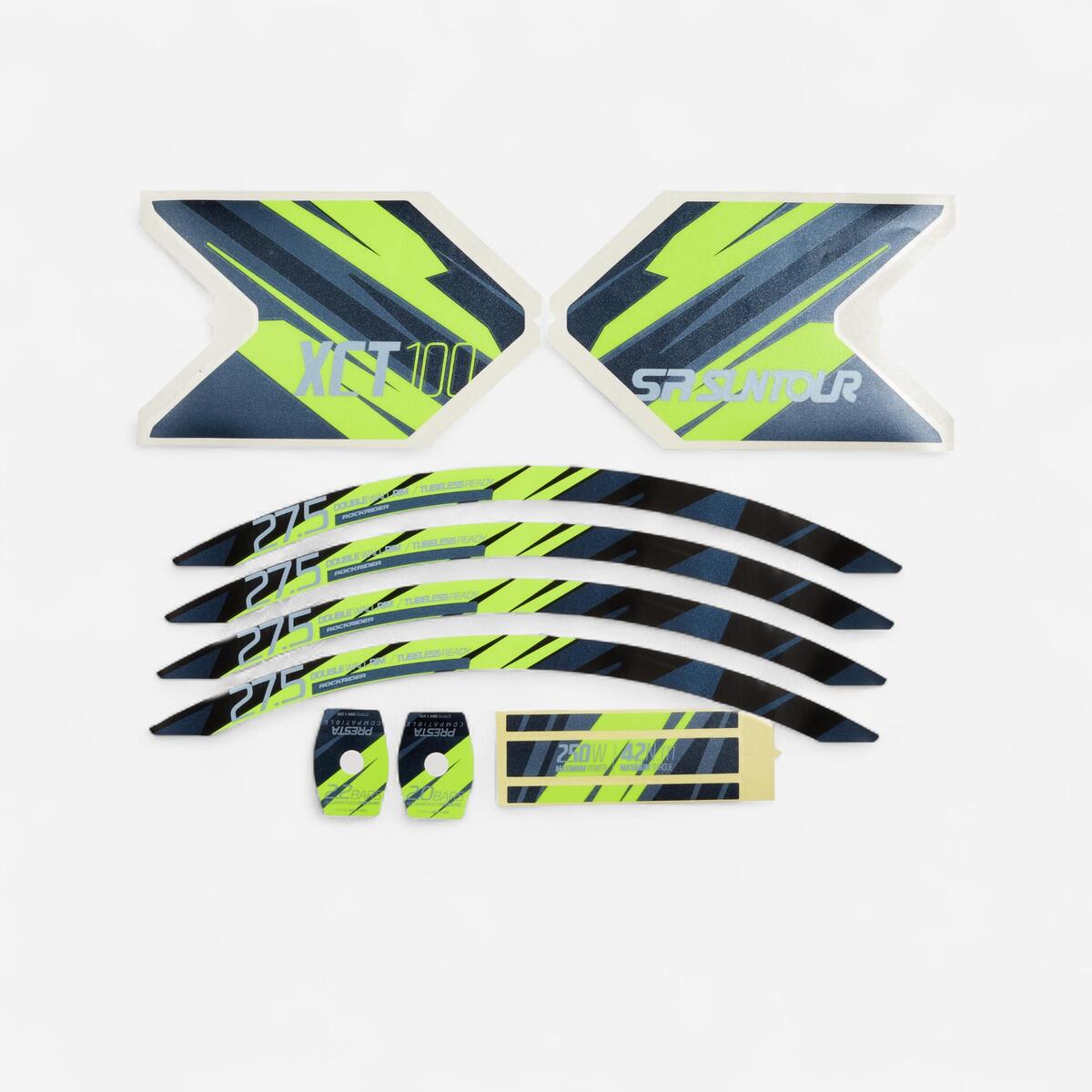 KIT STICKERS E-ST 100 BLEU