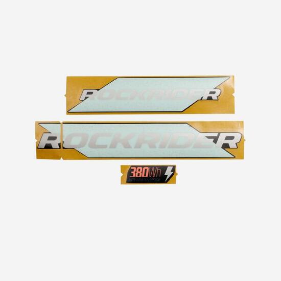 Adesivi batteria E-ST 100 bianchi