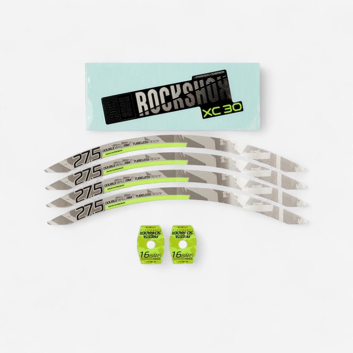 KIT STICKERS E-ST520 JAUNE