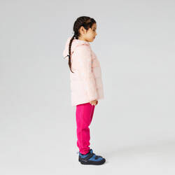 Kids’ HIKING PADDED JACKET 500 CN - Aged 2-6 - Pink