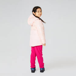 Kids’ HIKING PADDED JACKET 500 CN - Aged 2-6 - Pink