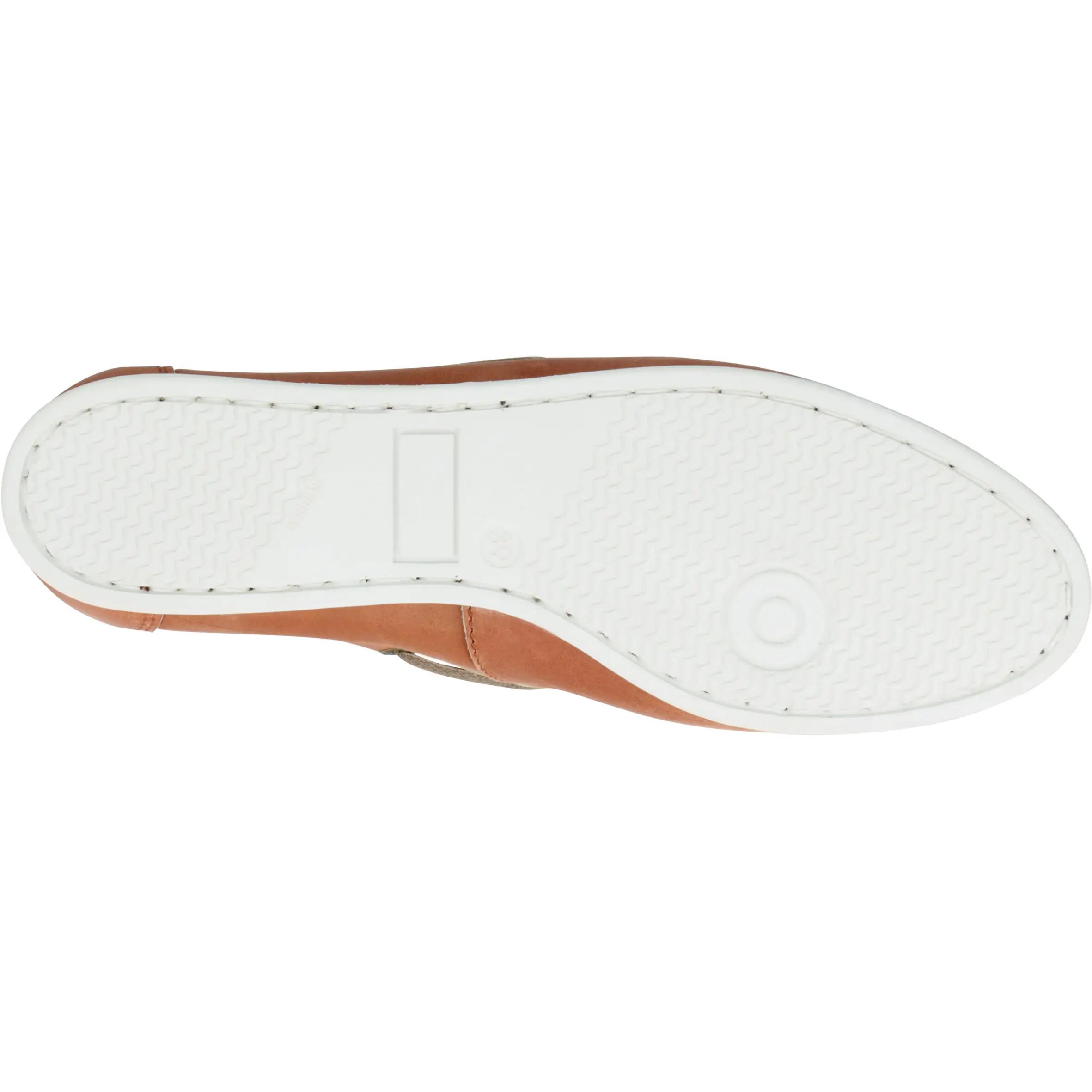 CR500 Women's Leather Boat Shoes - Light Brown 6/14
