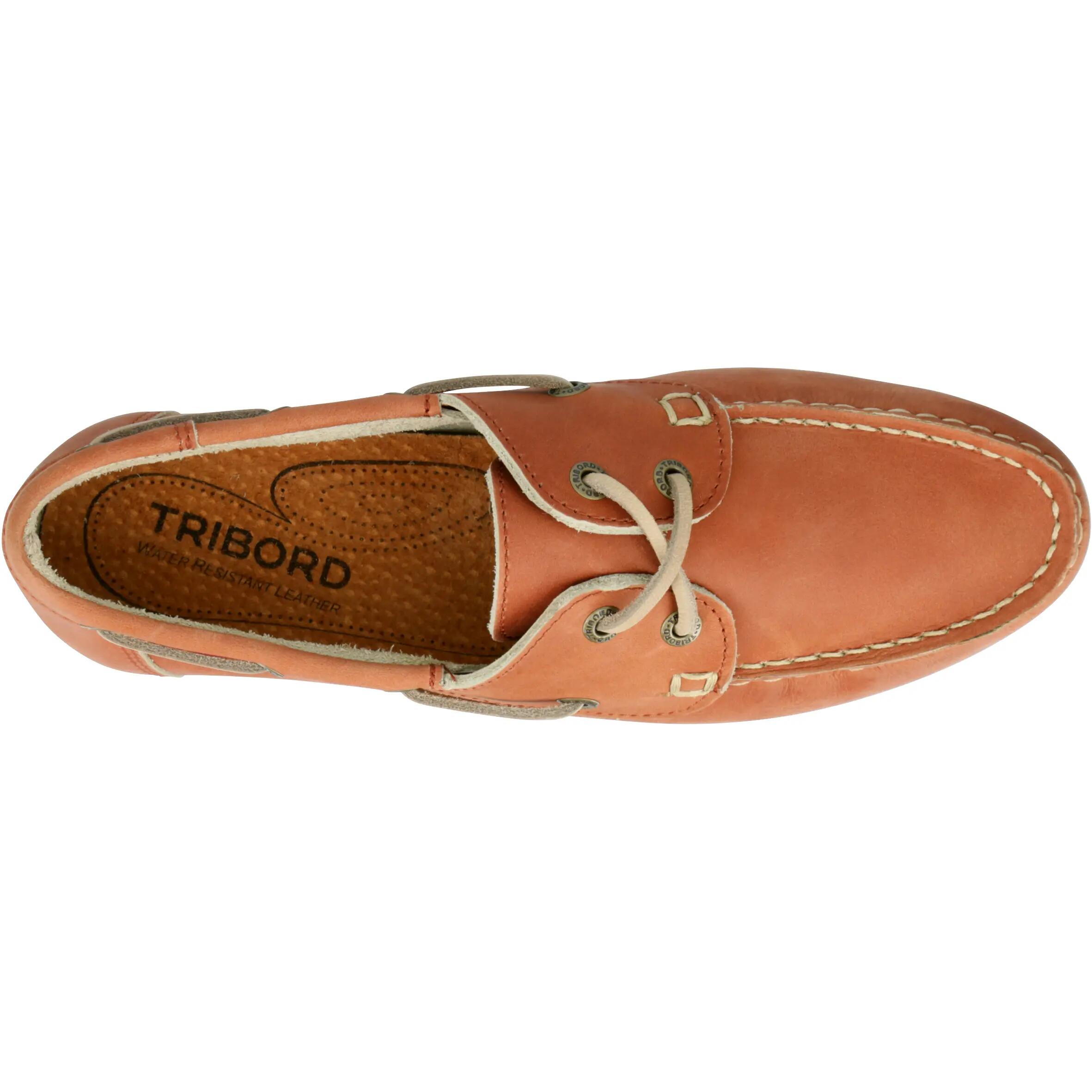 CR500 Women's Leather Boat Shoes - Light Brown 5/14