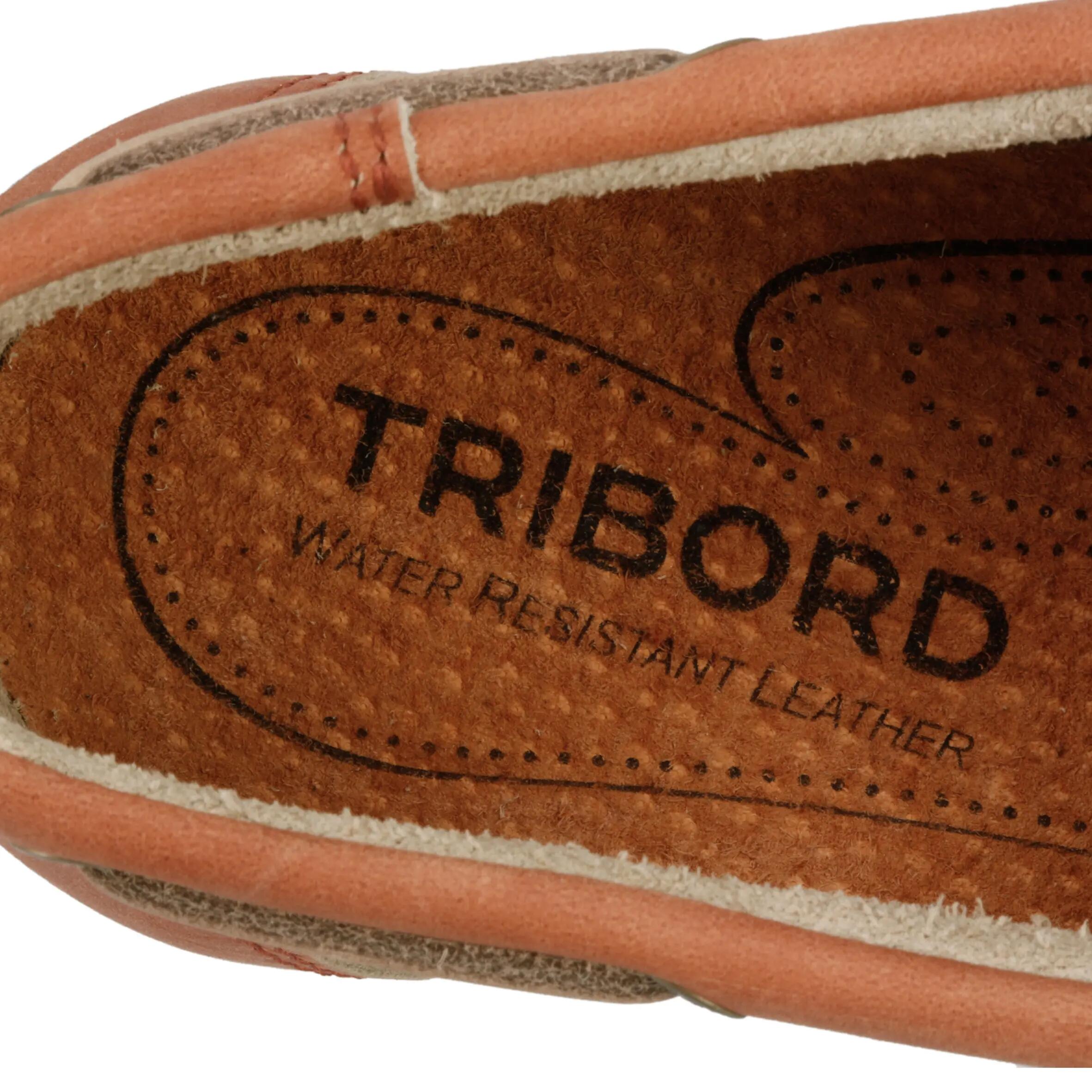 CR500 Women's Leather Boat Shoes - Light Brown 11/14