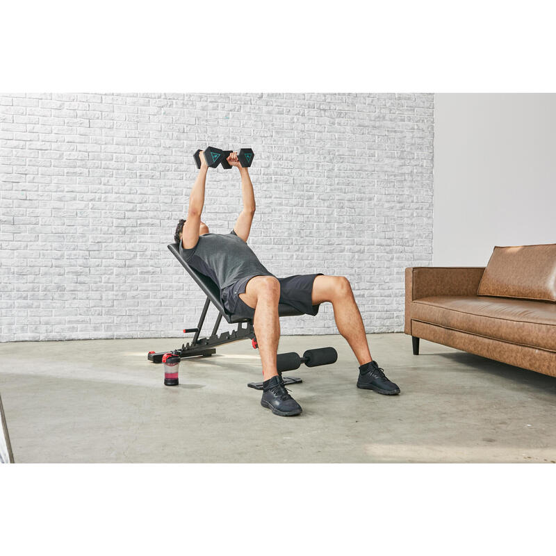 PRODUCTO OCASIÓN: BANCO MUSCULACIÓN REFORZADO INCLINABLE/RECLINABLE