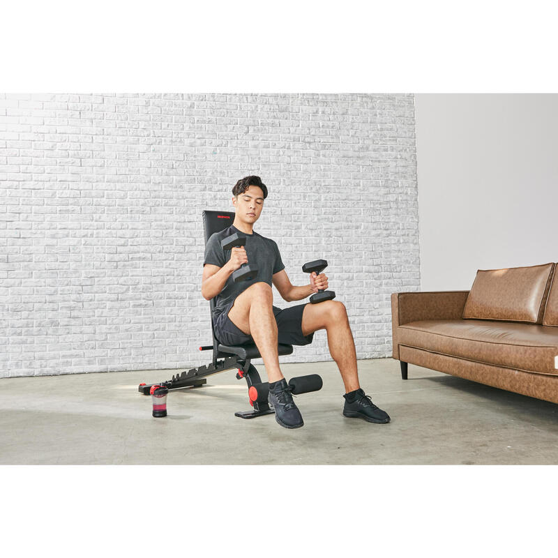 PRODUCTO OCASIÓN: BANCO MUSCULACIÓN REFORZADO INCLINABLE/RECLINABLE