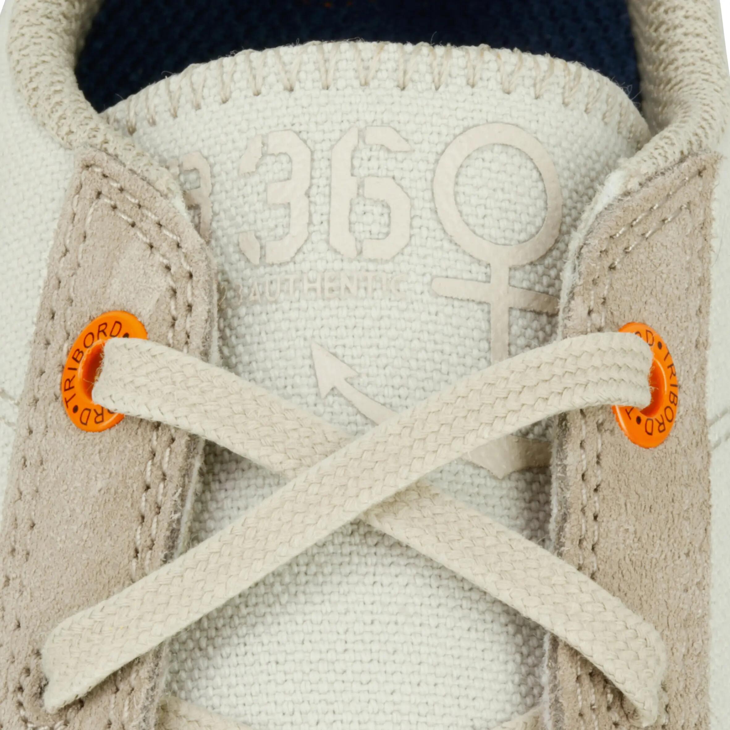 Kostalde Children's Boat Shoes - Beige/Orange 11/15