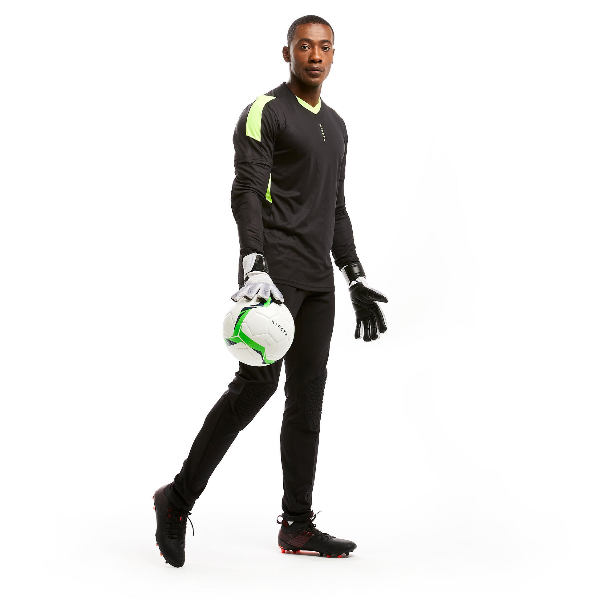 Adult goalkeeper pants F500 black