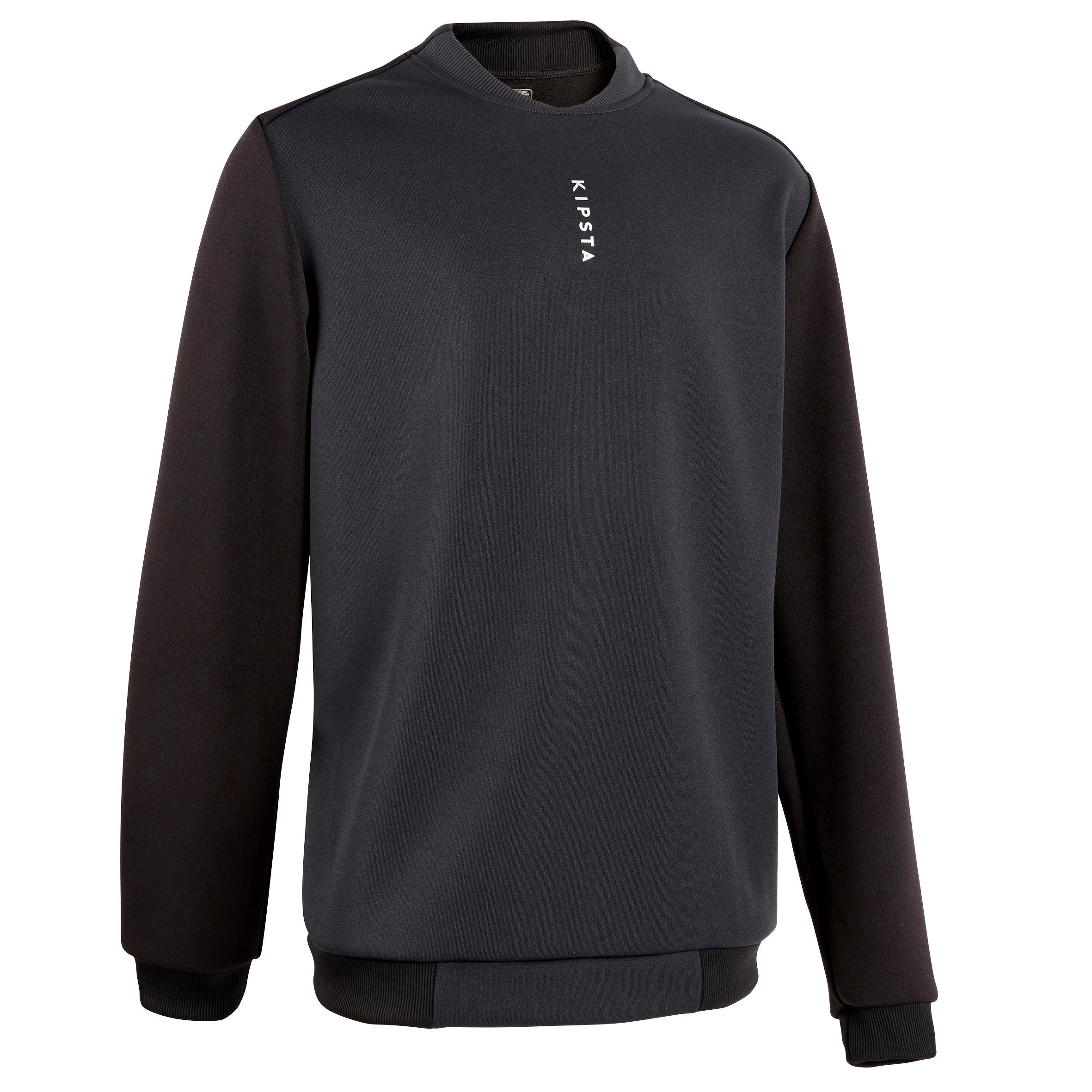 Decathlon | Felpa calcio bambino ESSENTIAL CLUB nero-grigio |  Kipsta