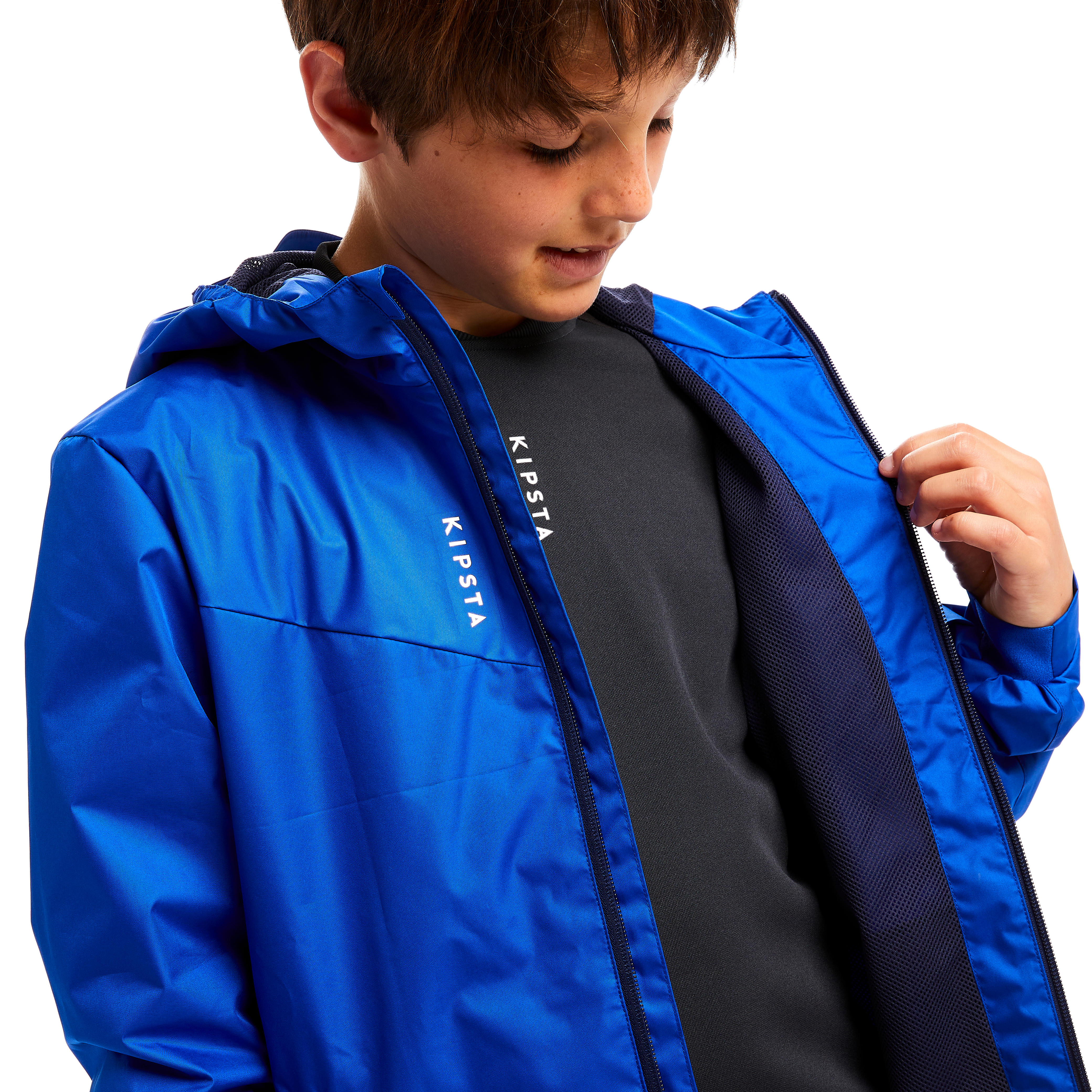 kids football waterproof jacket