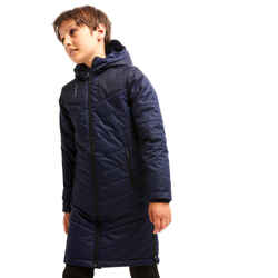 Kids' Football Long Parka TRX - Navy