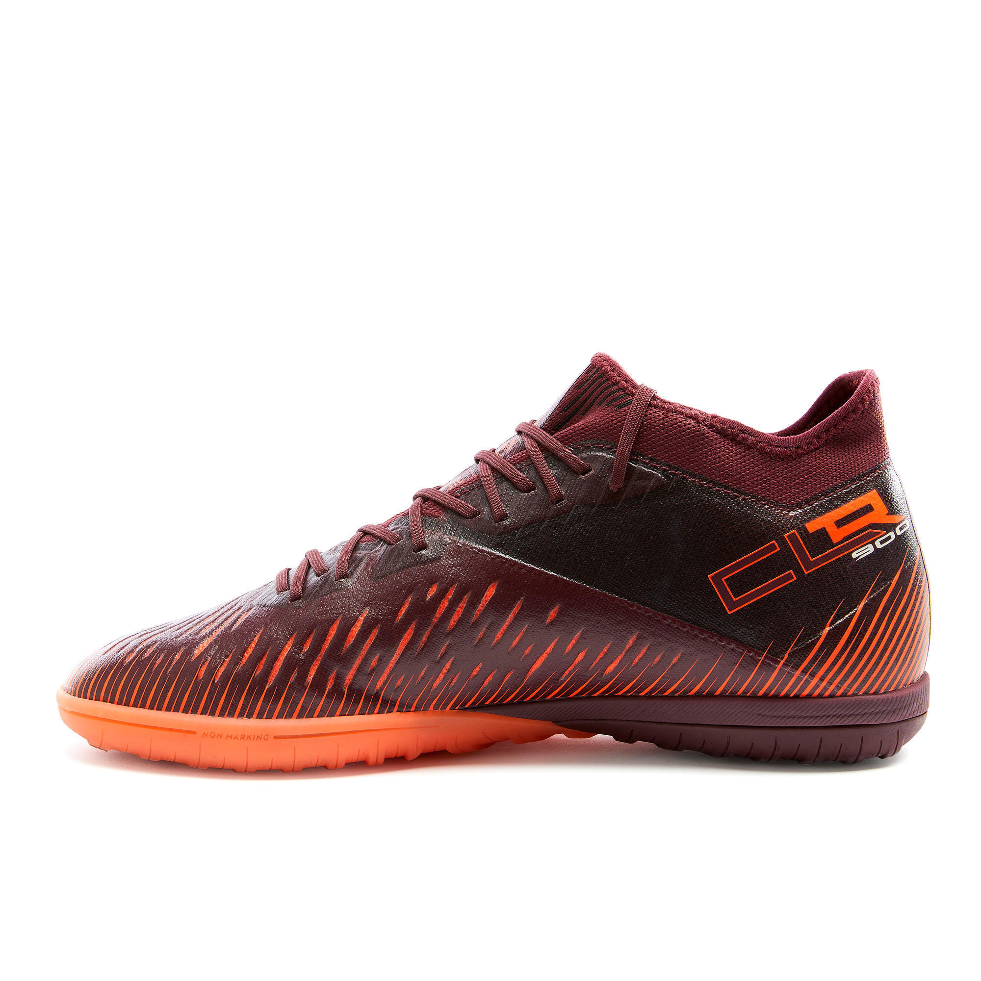 burgundy football boots