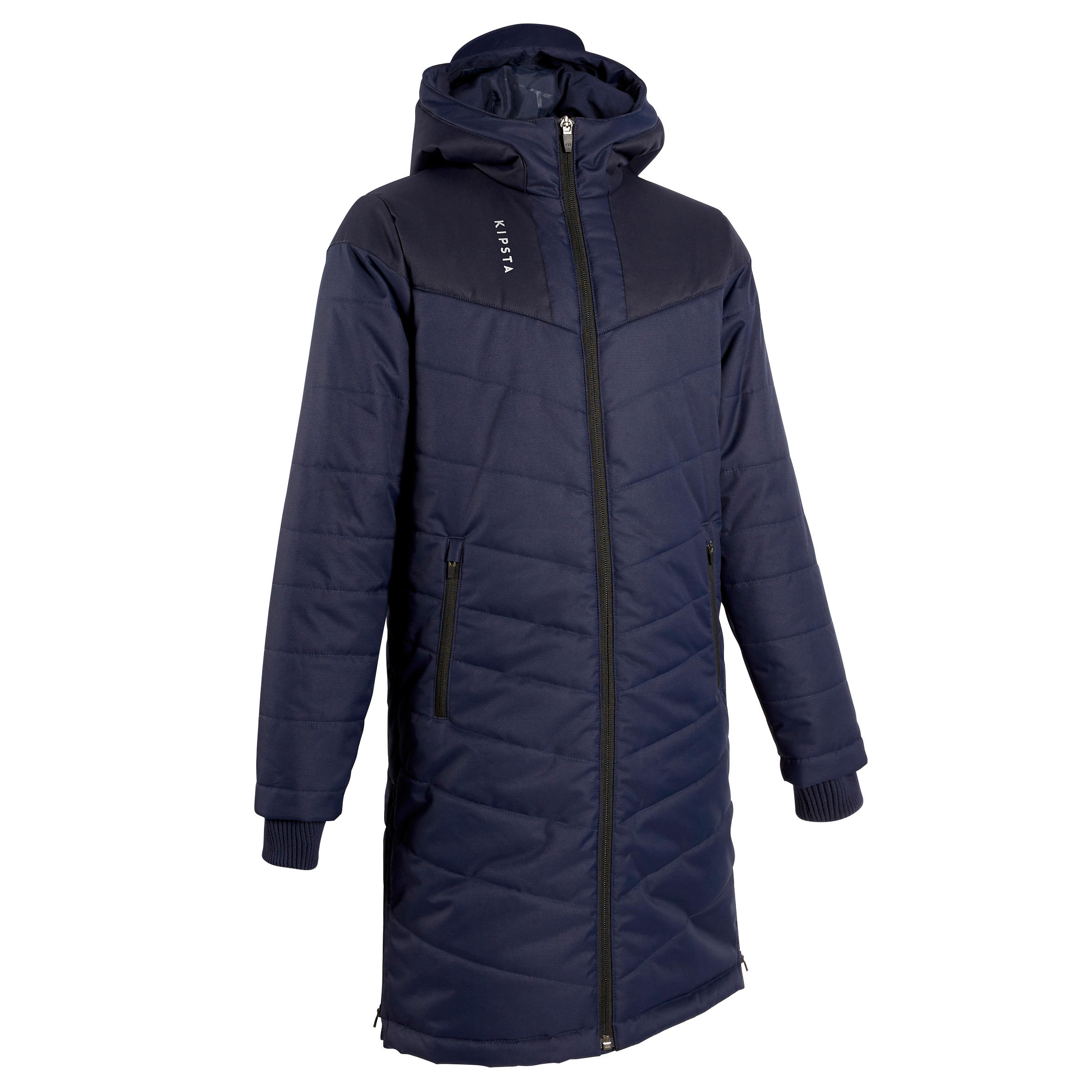 Decathlon | Parka lungo calcio bambino TRX blu |  Kipsta
