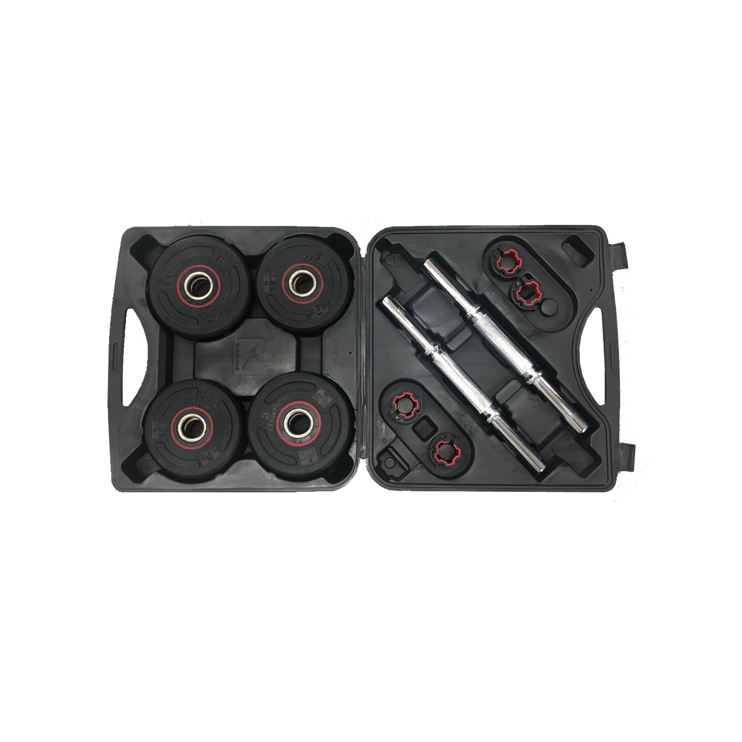 ラバーダンベル　２０kgセット　STEELFLEX製 ラバーダンベルセット 20kg │片手10kg×2個セット│ ダンベル セット
