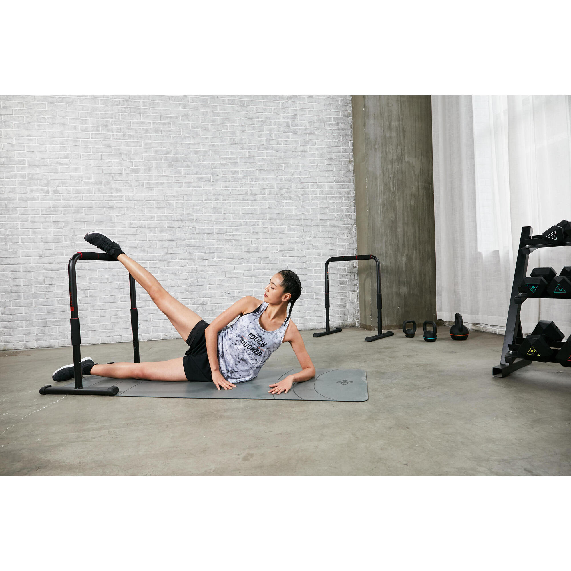 Barras paralelas para dips cross training musculación training station 100 deals