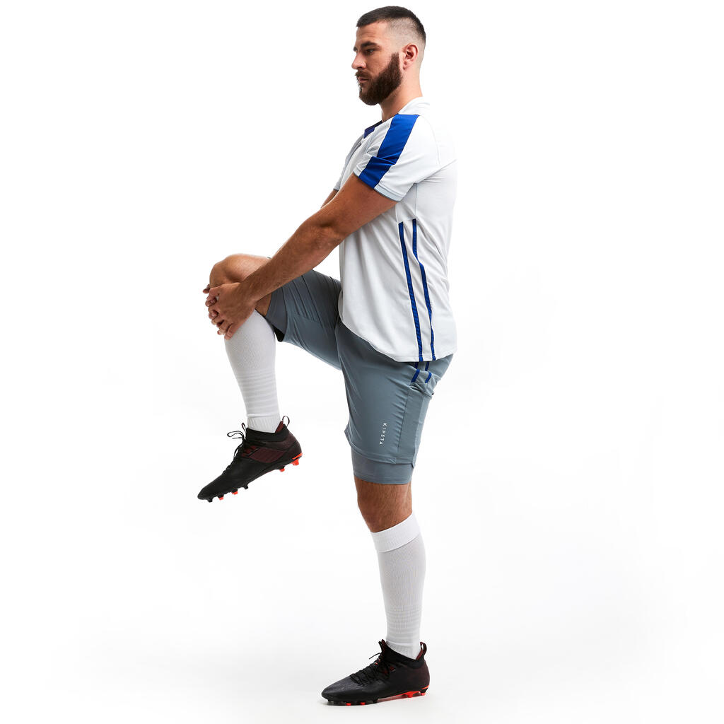 MAJICA ZA FUDBAL TRAXIUM ZA ODRASLE - TAMNOPLAVA