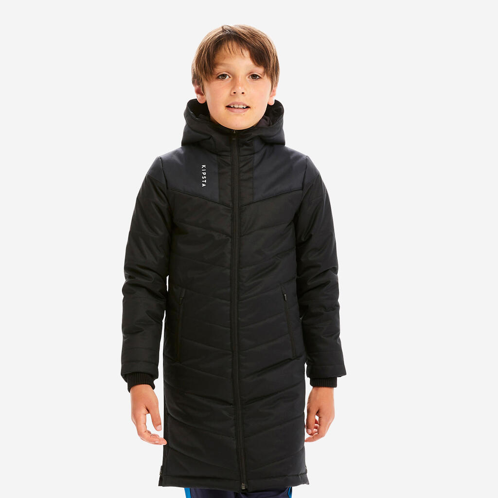 Kids' Football Long Parka TRX - Navy