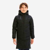 Kids' Football Long Parka TRX - Black