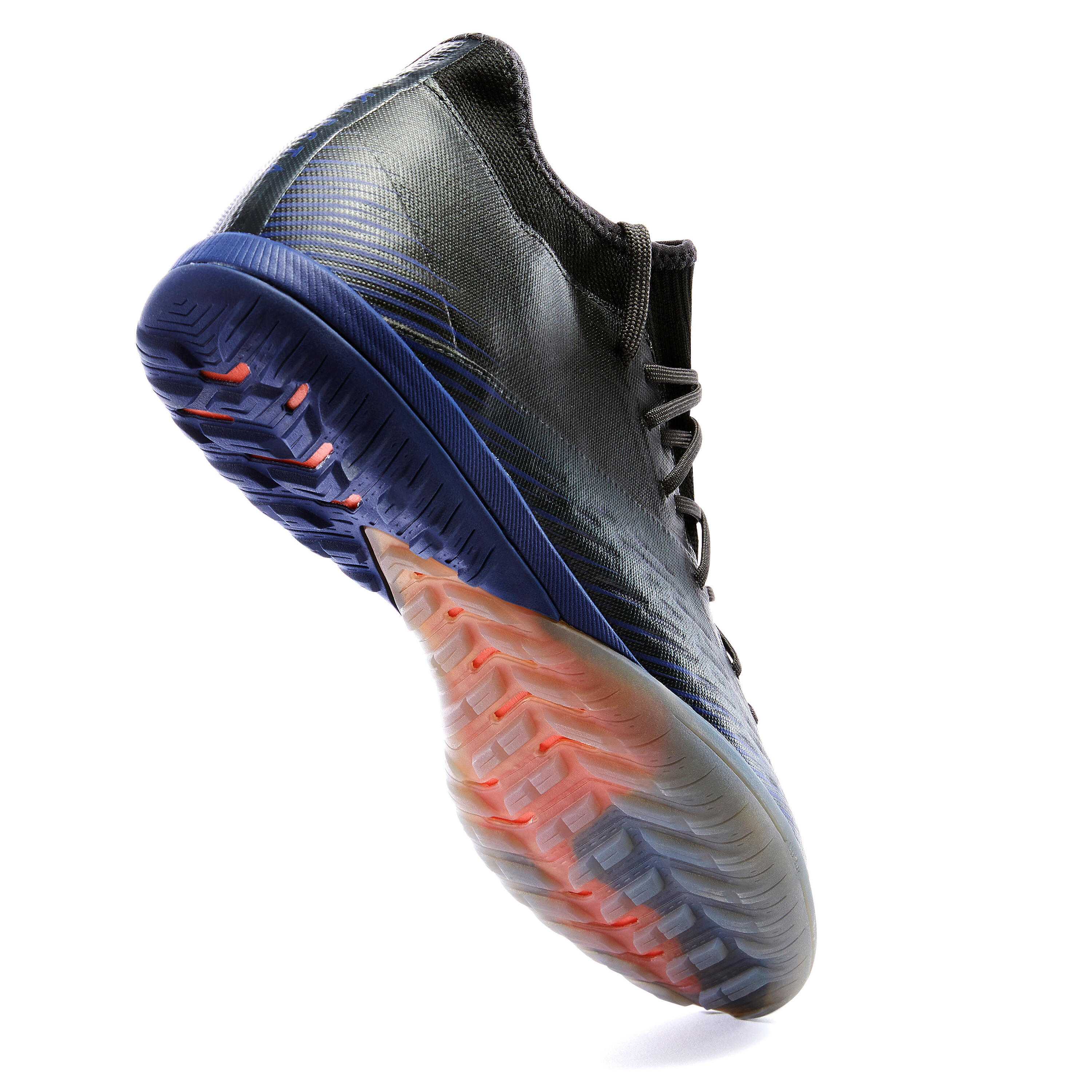Hard Ground Football Boots CLR TF - Black/Blue 6/6
