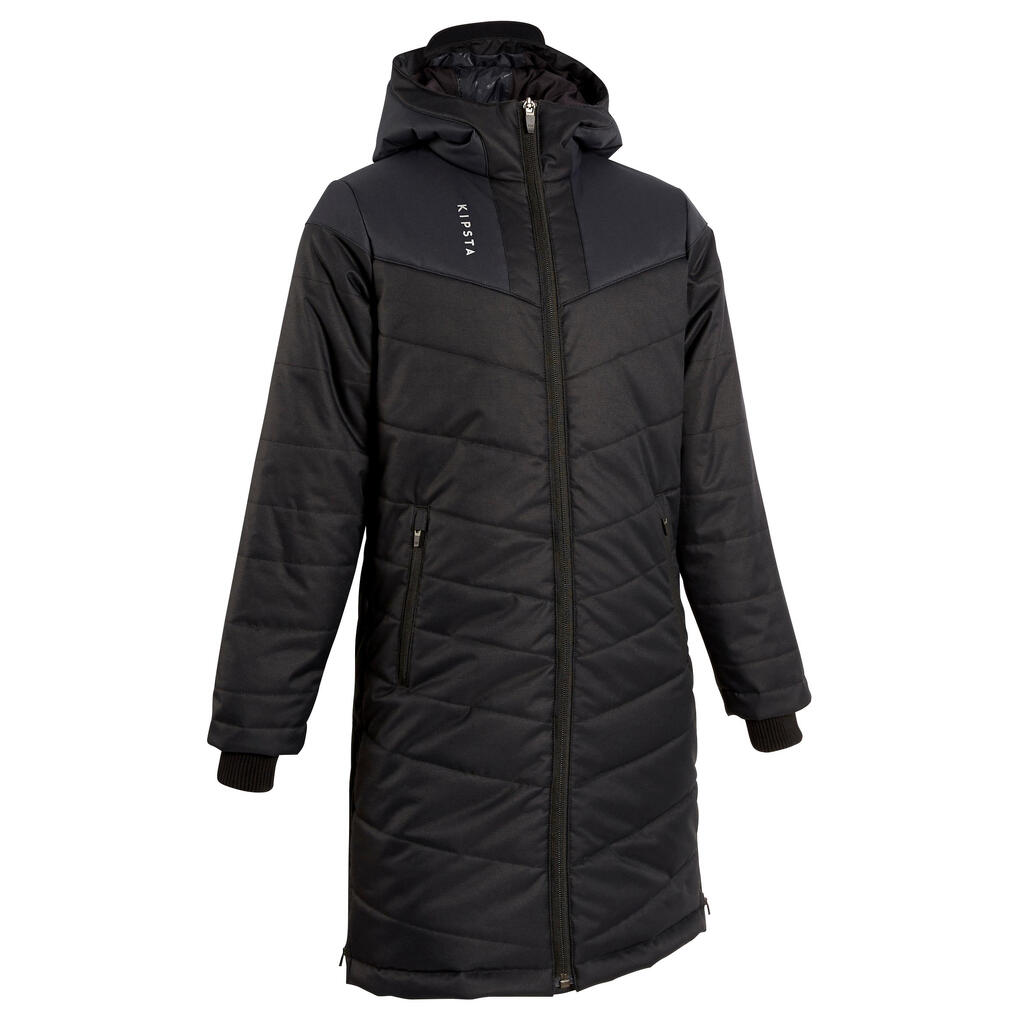 Kids' Football Long Parka TRX - Navy