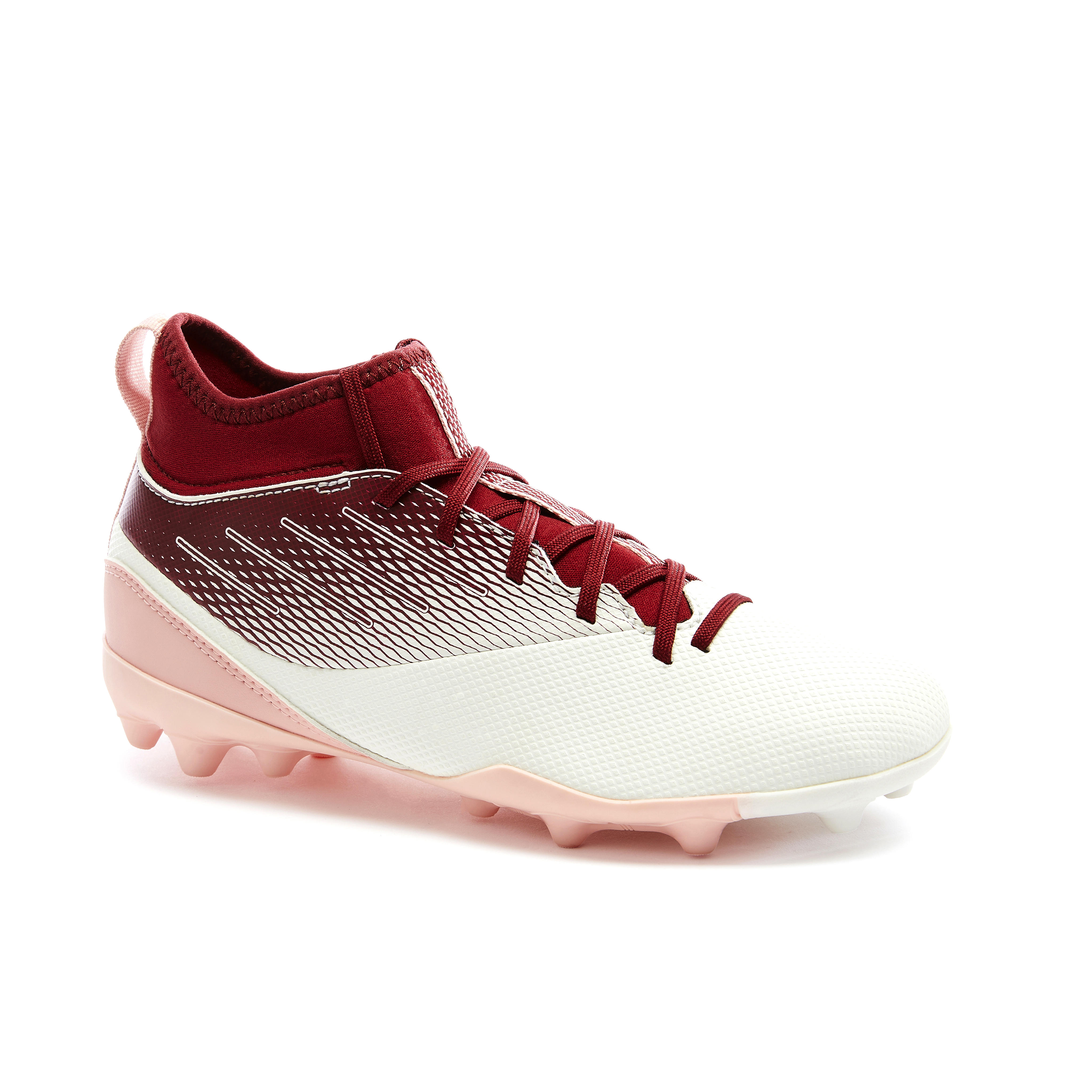 maroon football boots