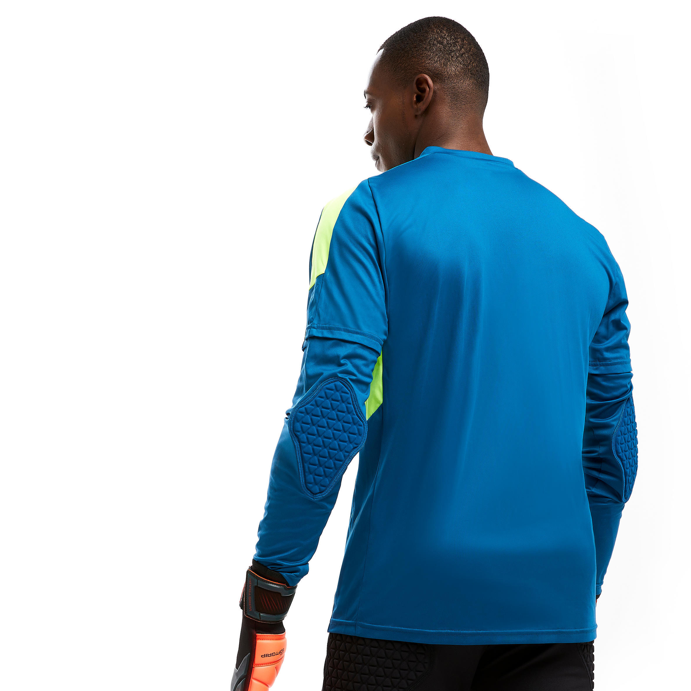 Camiseta portero Fútbol Adulto F500 azul 5/10